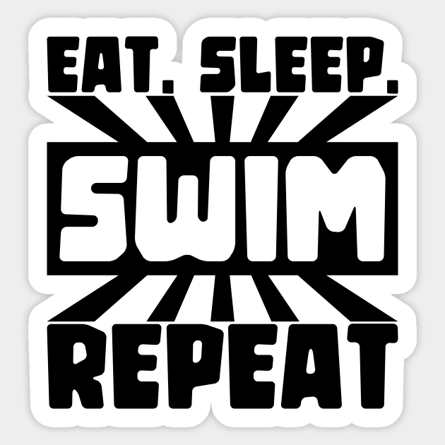 Swim Sticker by Rizaldiuk